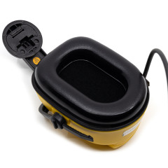 Наушники активные стрелковые Honeywell Howard Bilsom Impact 1010632 с креплением под шлем-каску 27-82 ДБ Жёлтый