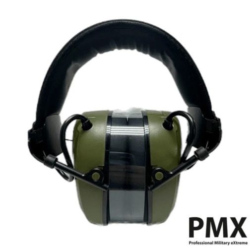 Наушники активные стрелковые PMX Tactical Pro PMX-38 Clandestine 28-85 ДБ Зелёный