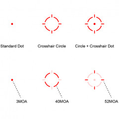 Прицел коллиматорный Vector Optics Frenzy S 1X17X24 IR FP WP (SCRD-M43P) Открытый MOS Multi 3 MOA