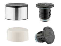 Термос для напитков THERMOS NCB-1200 Rocket Bottle 1.2L, доп. чашка, складная ручка, съёмный ремень, стальной/чёрный