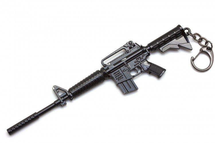 Брелок Microgun M Винтовка M16A4 Чёрный