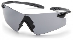 Очки баллистические стрелковые Pyramex Rotator SB7820S Серые 23%