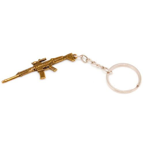Брелок Microgun XS Винтовка Heckler and Koch MR762A1 Золотой