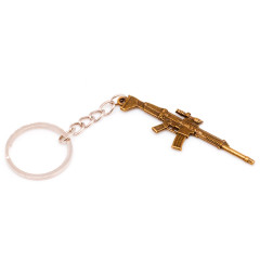 Брелок Microgun XS Винтовка Heckler and Koch MR762A1 Золотой