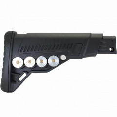 Приклад телескопический DLG Tactical TBSU (DLG081) для шарнира DLG с патронташем