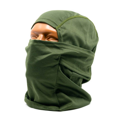 Маска балаклава RusForce Aircap летняя трикотажная 4 в 1 Зелёный