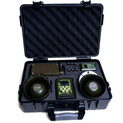 Электронный манок двухканальный Hunterhelp Pro 3М (Альфа - 2 шт, WI-FI, LI-ON, Карта, Пульт) в кейсе