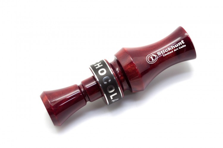 Манок духовой на утку акриловый Stickhunt ArtCalls Chocolate 1 лепесток Бордо