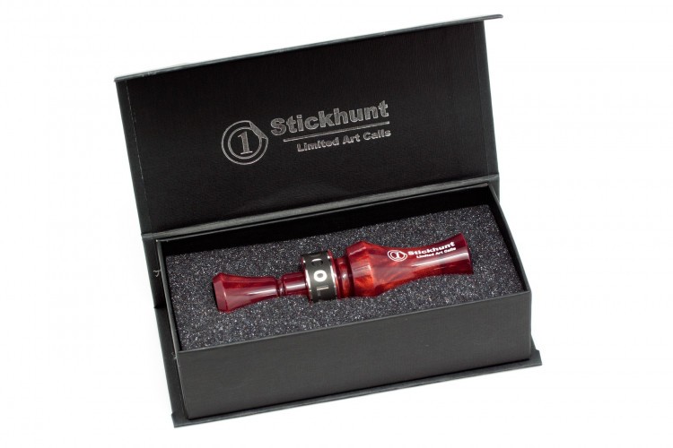 Манок духовой на утку акриловый Stickhunt ArtCalls Chocolate 1 лепесток Бордо