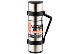 Термос для напитков THERMOS NCB-1800 Rocket Bottle 1.8L, доп. чашка, складная ручка, съёмный ремень, стальной/чёрный