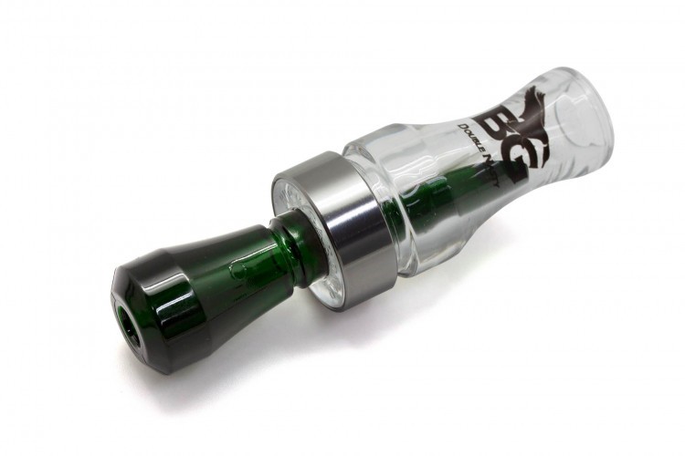 Манок духовой на утку крякву Buck Gardner Double Nasty DNP-C/CG Прозрачный / Зелёный