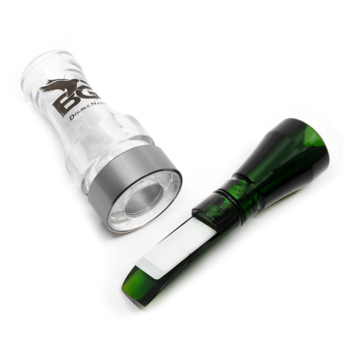 Манок духовой на утку крякву Buck Gardner Double Nasty DNP-C/CG Прозрачный / Зелёный