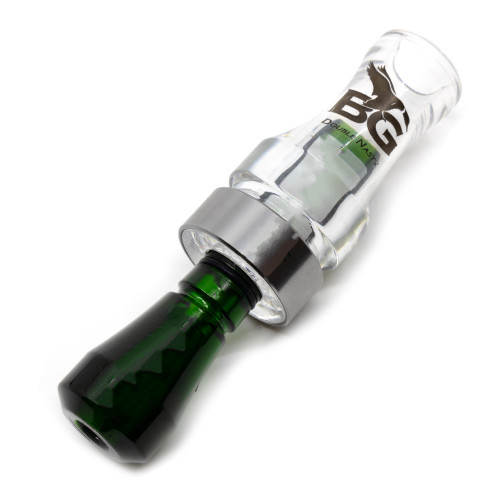 Манок духовой на утку крякву Buck Gardner Double Nasty DNP-C/CG Прозрачный / Зелёный