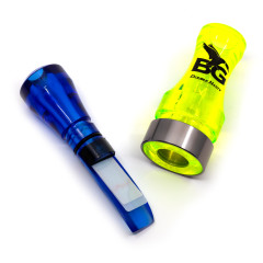 Манок духовой на утку крякву Buck Gardner Double Nasty SPIT-TECH DNP-FG/BLU НЕПОТЕРЯШКА Реактор / Синий