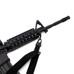 Ремень оружейный RusForce Gun Rop Light на 2 точки Чёрный