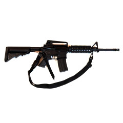 Ремень оружейный RusForce Gun Rop Light на 2 точки Чёрный