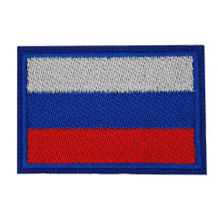 Шеврон тактический RusForce Флаг России 8x5 cм триколор синий