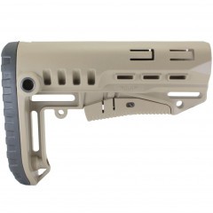 Приклад телескопический DLG Tactical TBS Compact (DLG055) для трубки Mil-spec Койот