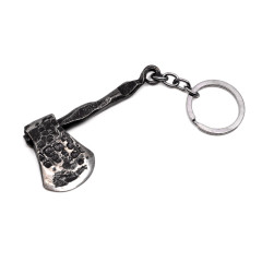 Брелок Microgun M Топор из дамасской стали ручной работы