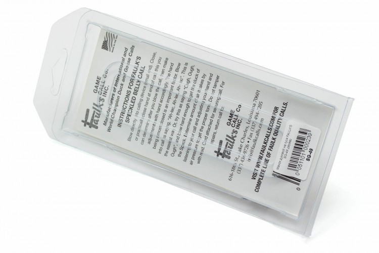 Манок духовой на гуся Faulk's SG-49 Дерево