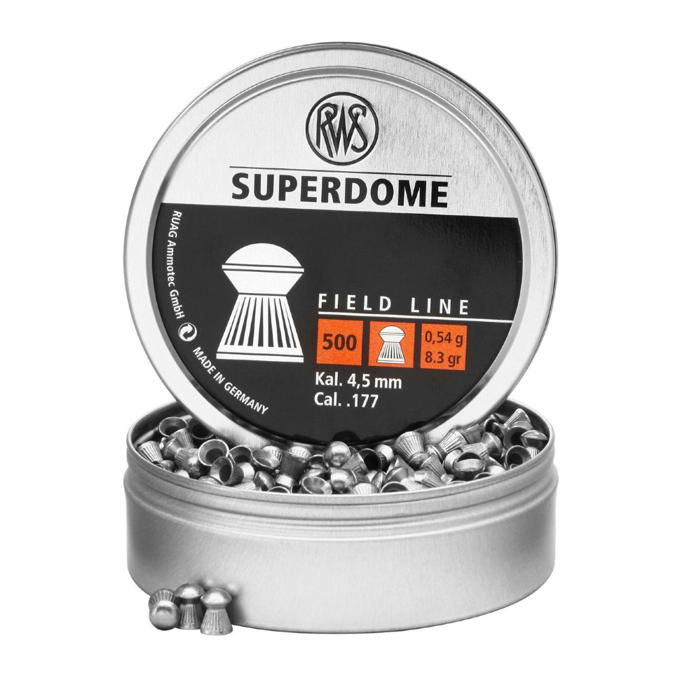 Пульки для пневматики RWS Superdome Полусферические 4.5 мм 0.54 г (500 ...