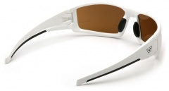 Очки баллистические стрелковые Pyramex Pagosa VGSW518T Anti-fog Коричневые 23%