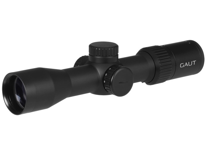 Прицел оптический Gaut Amber 2-8x36 Сетка 27 (Mil-Dot) / Подсветка красная