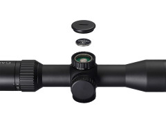 Прицел оптический Gaut Amber 2-8x36 Сетка 27 (Mil-Dot) / Подсветка красная