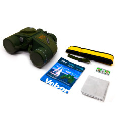Бинокль Veber Waterproof 7x50 БПc плавающий с компасом