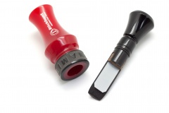 Манок духовой на утку акриловый Stickhunt ArtCalls Dynamite 1 лепесток Красный / Чёрный