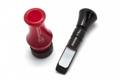 Манок духовой на утку акриловый Stickhunt ArtCalls Dynamite 1 лепесток Красный / Чёрный