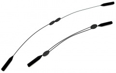 Шнурок телескопический для стрелковых очков 24-36 см Чёрный