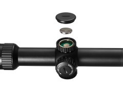 Прицел оптический Gaut Nephrite 1-4x24 Сетка 60 / Подсветка красная