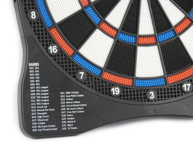 Мишень Stinger для дартса LCD дисплей 32 игры D=34 см