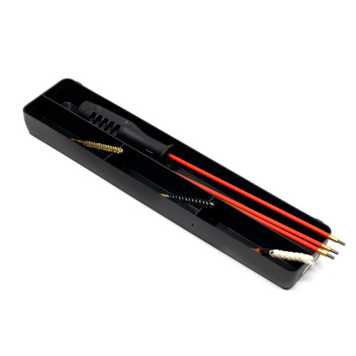 Набор для чистки нарезного оружия Stil Crin 111_4,5 Папа 5/40 (М3) для 4.5 мм калибра с металлическим шомполом в оплетке