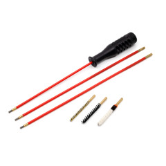 Набор для чистки нарезного оружия Stil Crin 111_4,5 Папа 5/40 (М3) для 4.5 мм калибра с металлическим шомполом в оплетке