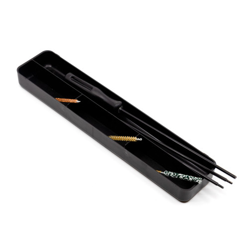 Набор для чистки нарезного оружия Stil Crin 111_4,5 Папа 5/40 (М3) для 4.5 мм калибра с металлическим шомполом в оплетке