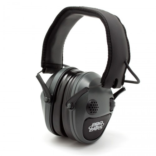 Наушники стрелковые активные PRO EARS Silver 22 22-82 ДБ черные/серые