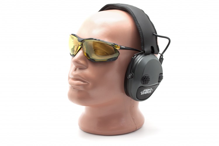Наушники стрелковые активные PRO EARS Silver 22 22-82 ДБ черные/серые