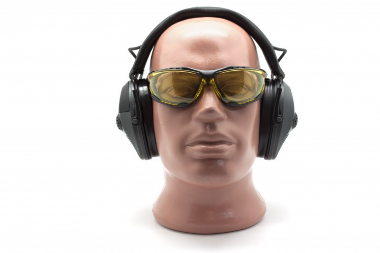 Наушники стрелковые активные PRO EARS Silver 22 22-82 ДБ черные/серые