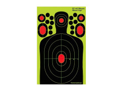 Мишень самоклеящаяся осыпающаяся Stalker фигура 24x37 см 25 штук