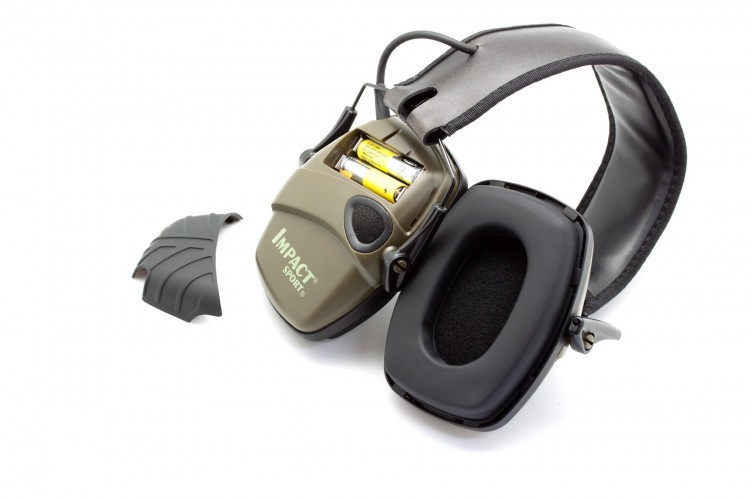 Наушники активные стрелковые Honeywell Howard Leight Impact Sport R-01526 22-82 ДБ Олива