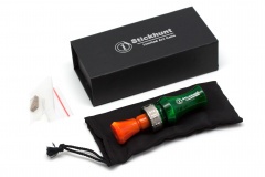 Манок духовой на утку акриловый Stickhunt ArtCalls Emerald 1 лепесток Изумруд / Апельсин