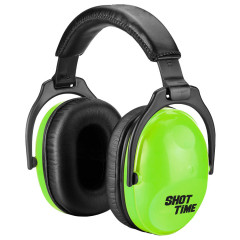 Наушники пассивные ShotTime 15 с поролоновыми амбушюрами NRR 22 ДБ Салатовый