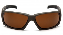 Очки баллистические стрелковые Pyramex Overwatch VGSG718T Anti-fog Коричневые 23%