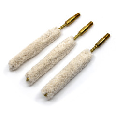 Ерш пуховка для чистки оружия J.Dewey M-30 для .30 калибра Папа 8/32 Хлопок 12 шт