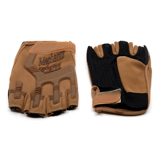 Перчатки тактические Outdoor Gloves Adventure укороченные прорезиненные Койот