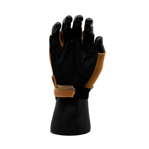 Перчатки тактические Outdoor Gloves Adventure укороченные прорезиненные Койот