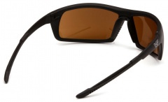 Очки баллистические стрелковые Pyramex Stonewall VGSB418T Anti-fog Коричневые 23%