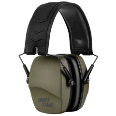 Наушники пассивные ShotTime 16 с поролоновыми амбушюрами NRR 25 ДБ Хаки